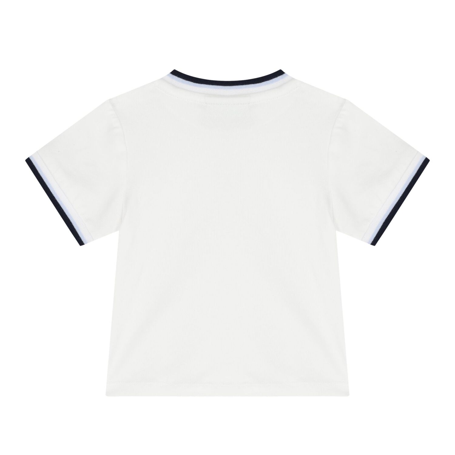 طقم أولاد دونغري باللون الأبيض والكحلي, 1, hi-res