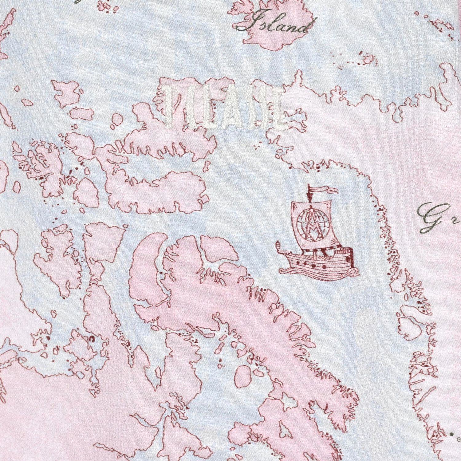 Baby Girls Pink & Blue Geo Map Babygrow Gift Set, 2, hi-res