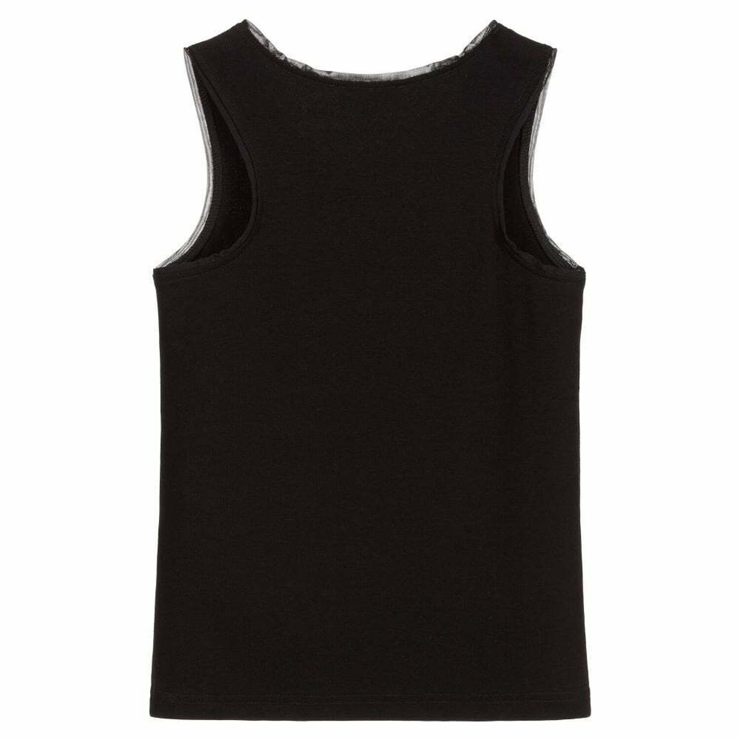 Girls Black Logo Top, 1, hi-res image number null