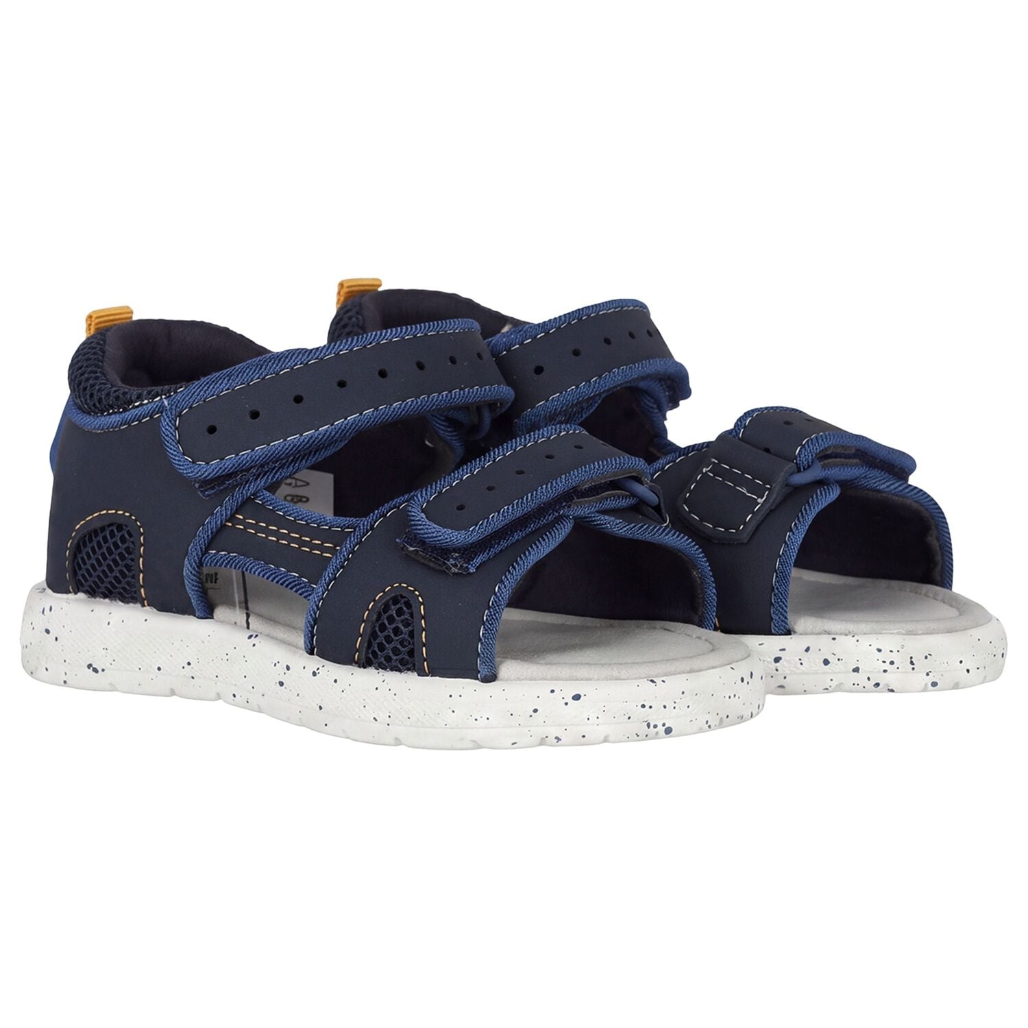 Younger Boys Blue Sandals, 1, hi-res