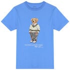 تيشيرت بولو باللون الأزرق للأولاد, 1, hi-res