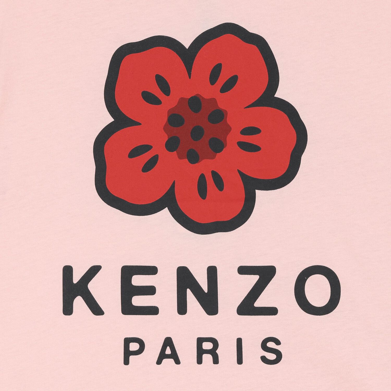 KENZO KIDS Girls Pink Boke Flower T-Shirt Junior Couture UAE