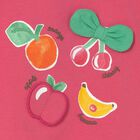 Younger Girls Pink Fruits T-Shirt, 1, hi-res
