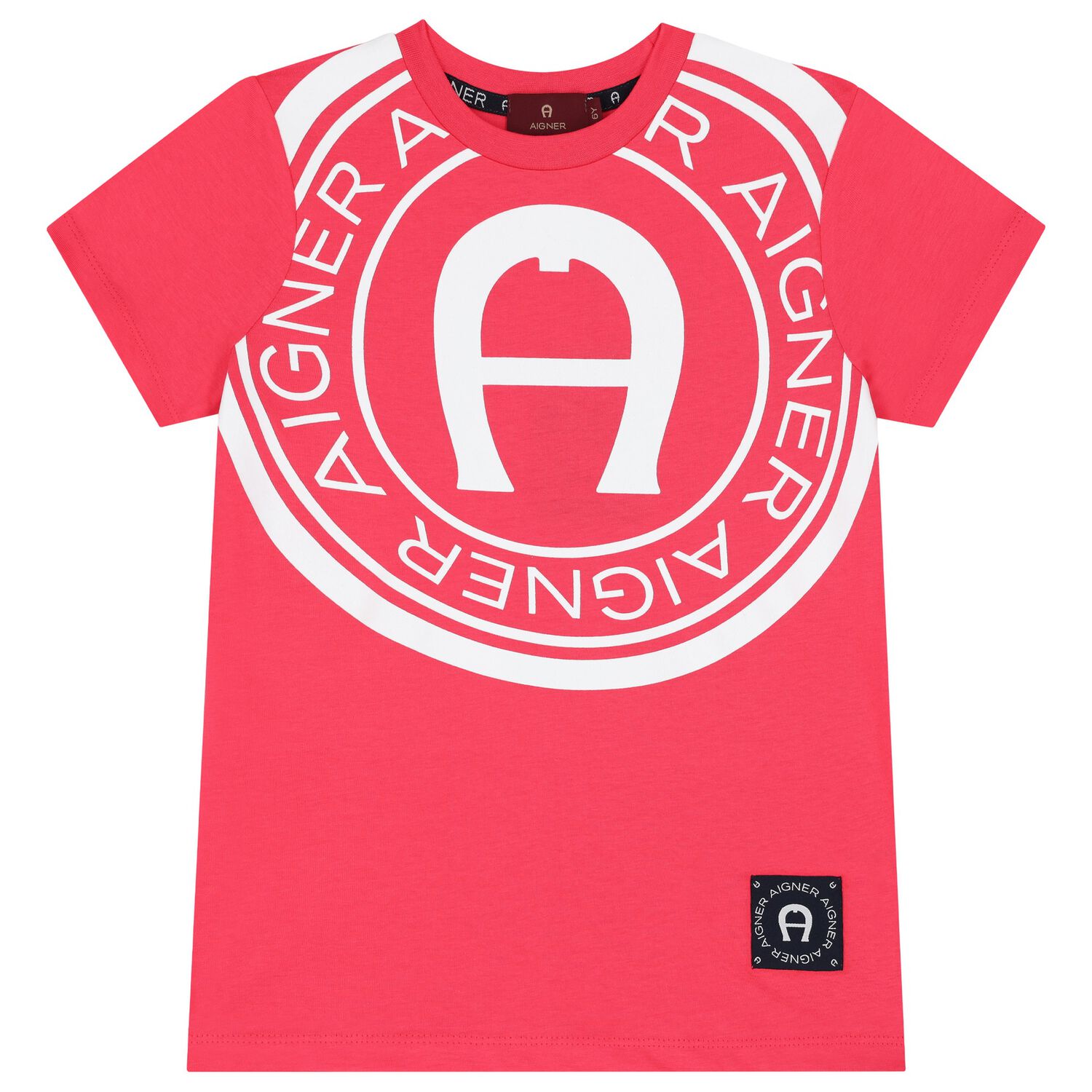 Boys Red Logo T-Shirt, 3, hi-res image number null