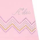 فستان بنات بفيونكة باللون الوردي , 1, hi-res