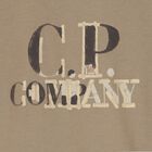 بدلة رياضية بشعار باللون البيج للأولاد, 1, hi-res