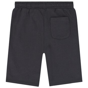 Boys Black Logo Shorts
