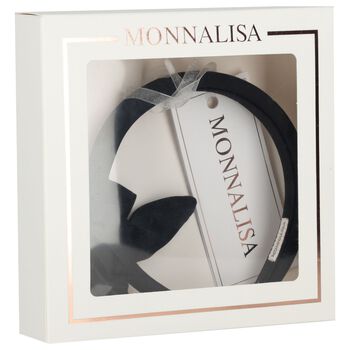 Girls Black Bow Headband