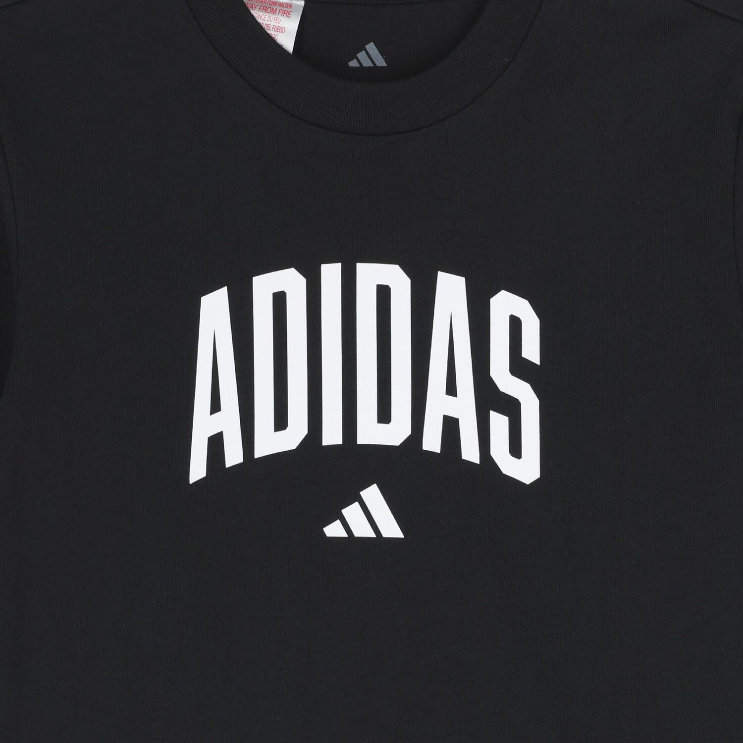 تيشيرت بالشعار باللون الاسود , 1, hi-res