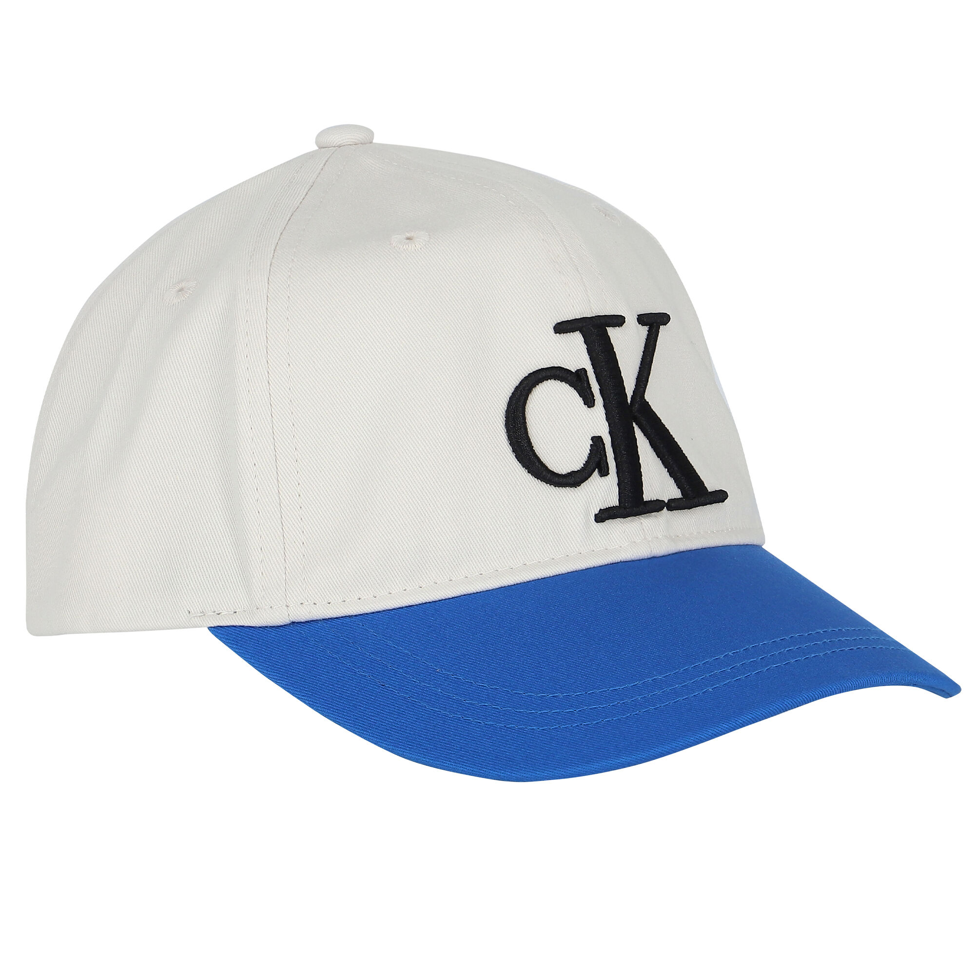 Calvin Klein Ivory Blue Logo Cap Junior Couture UAE