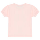 Girls Pink Logo Bag T-Shirt, 1, hi-res