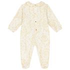 Ivory & Beige Barocco Babygrow Gift Set, 1, hi-res