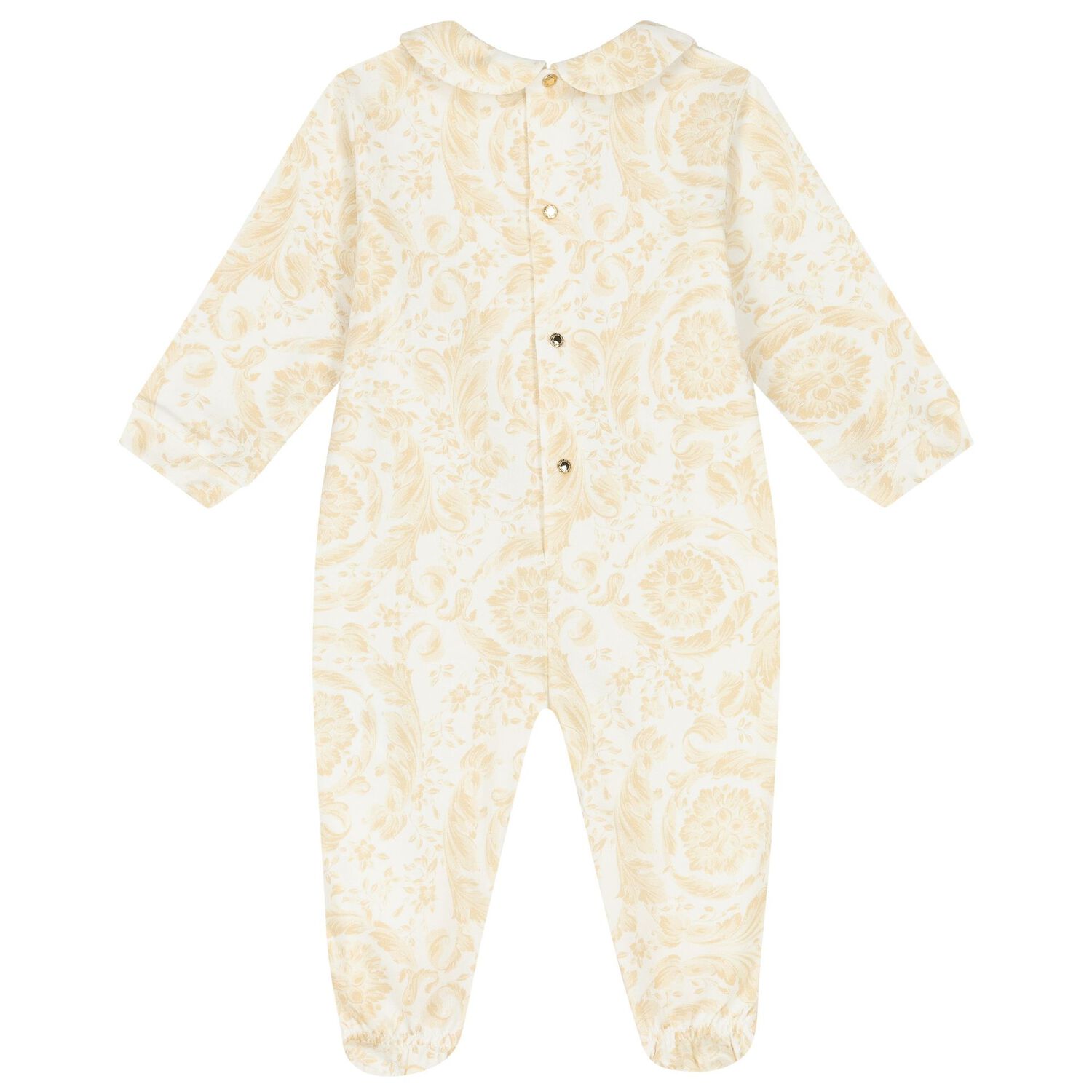 Ivory & Beige Barocco Babygrow Gift Set, 1, hi-res image number null