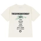 تيشيرت حجم كبير بالشعار باللون العاجى , 1, hi-res