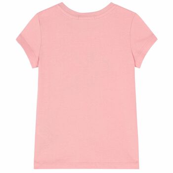 Girls Pink Logo T-Shirt