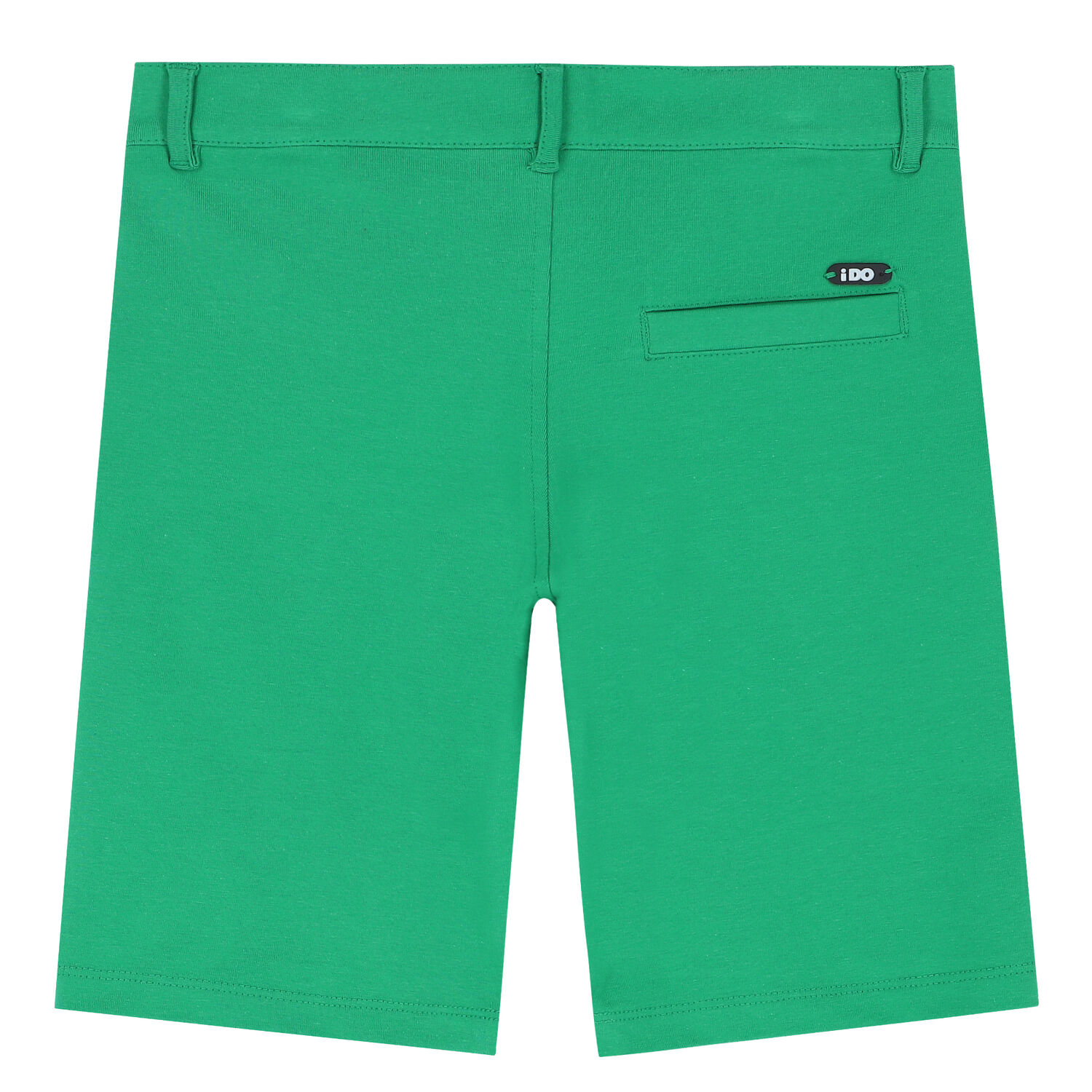Boys Green Cotton Shorts, 1, hi-res