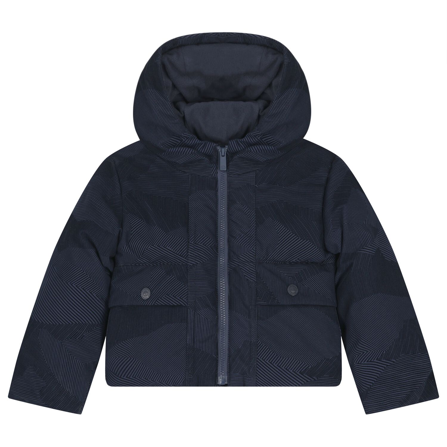 Boys Navy Blue Puffer Jacket, 1, hi-res