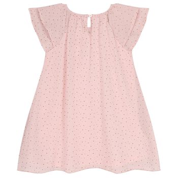 Girls Pink Dots Dress