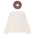 Girls Ivory Macarons Long Sleeve Top Set, 1, hi-res