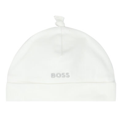 White Logo Baby Hat
