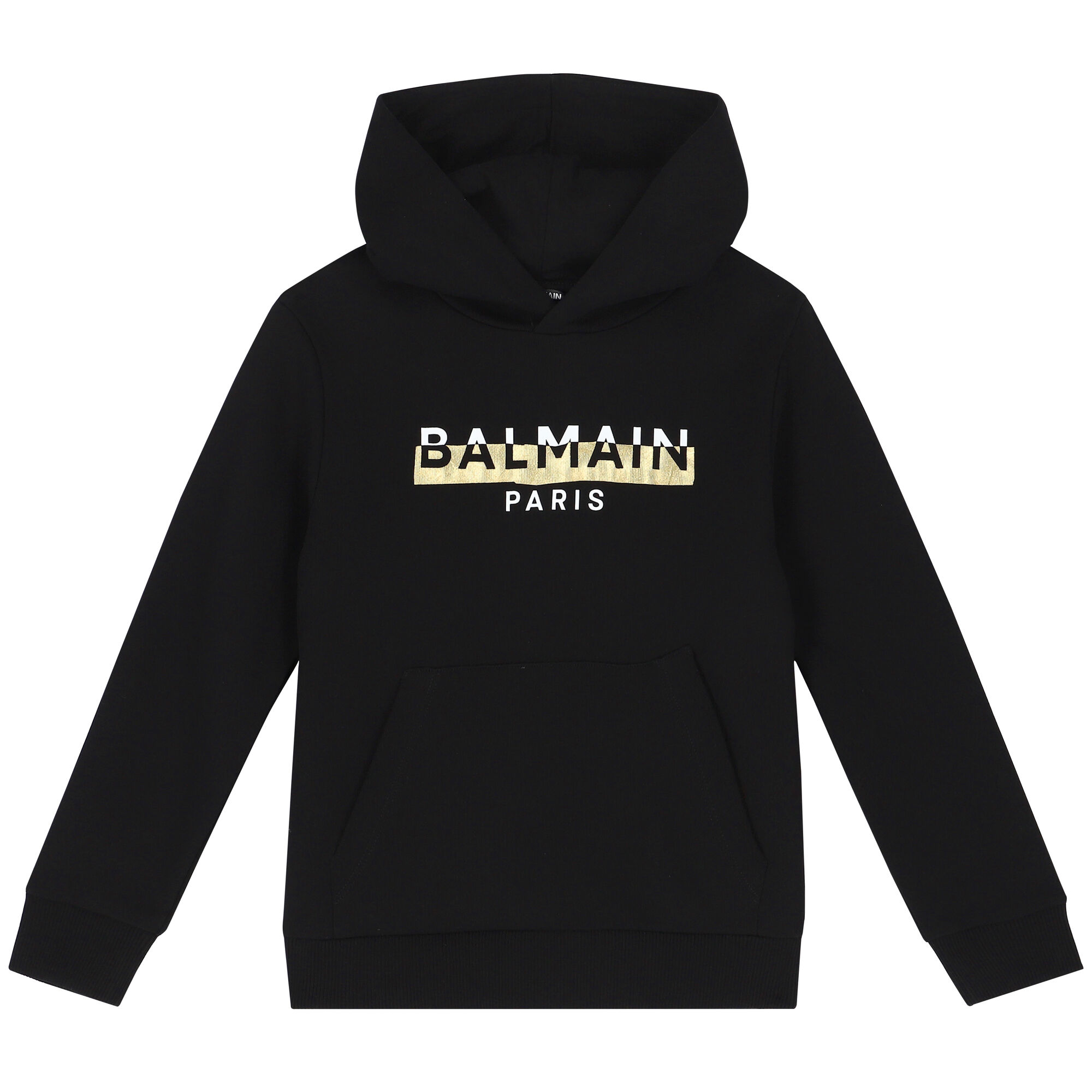 Balmain black cheap logo hoodie