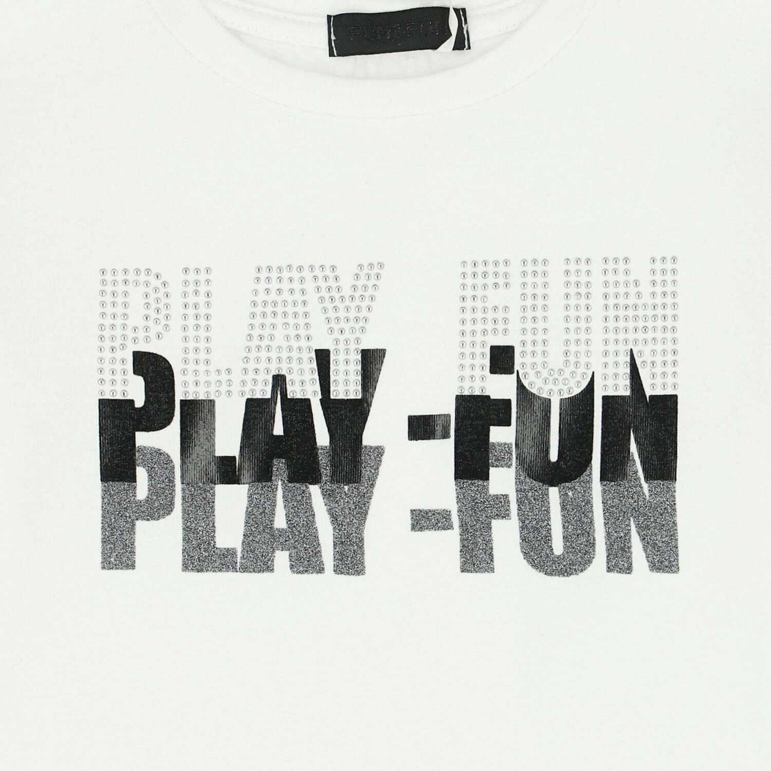 Girls White Printed Long Sleeve Top, 1, hi-res image number null