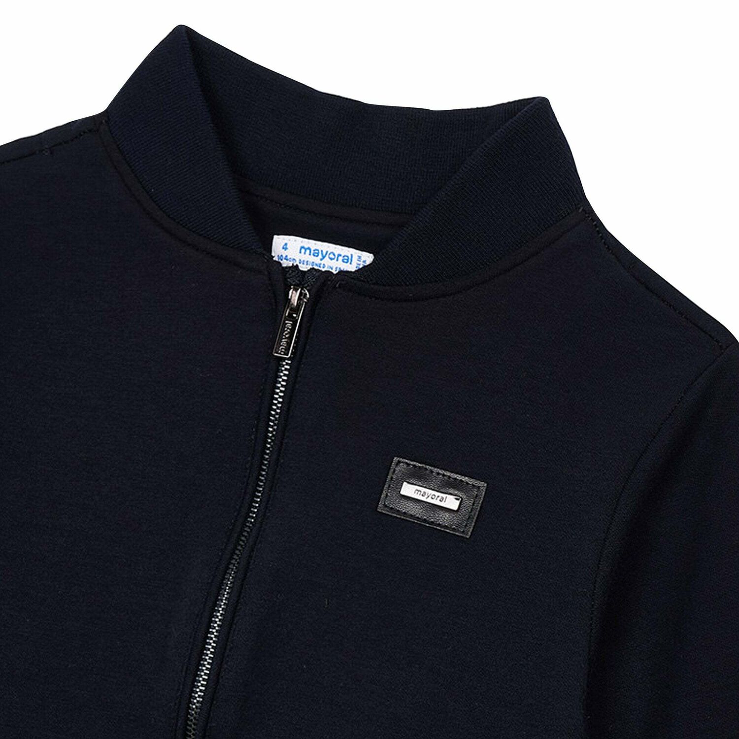 Boys Navy Blue Zip Up Top, 1, hi-res image number null