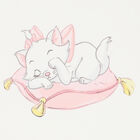 Baby Girls White & Pink Marie Blanket, 1, hi-res