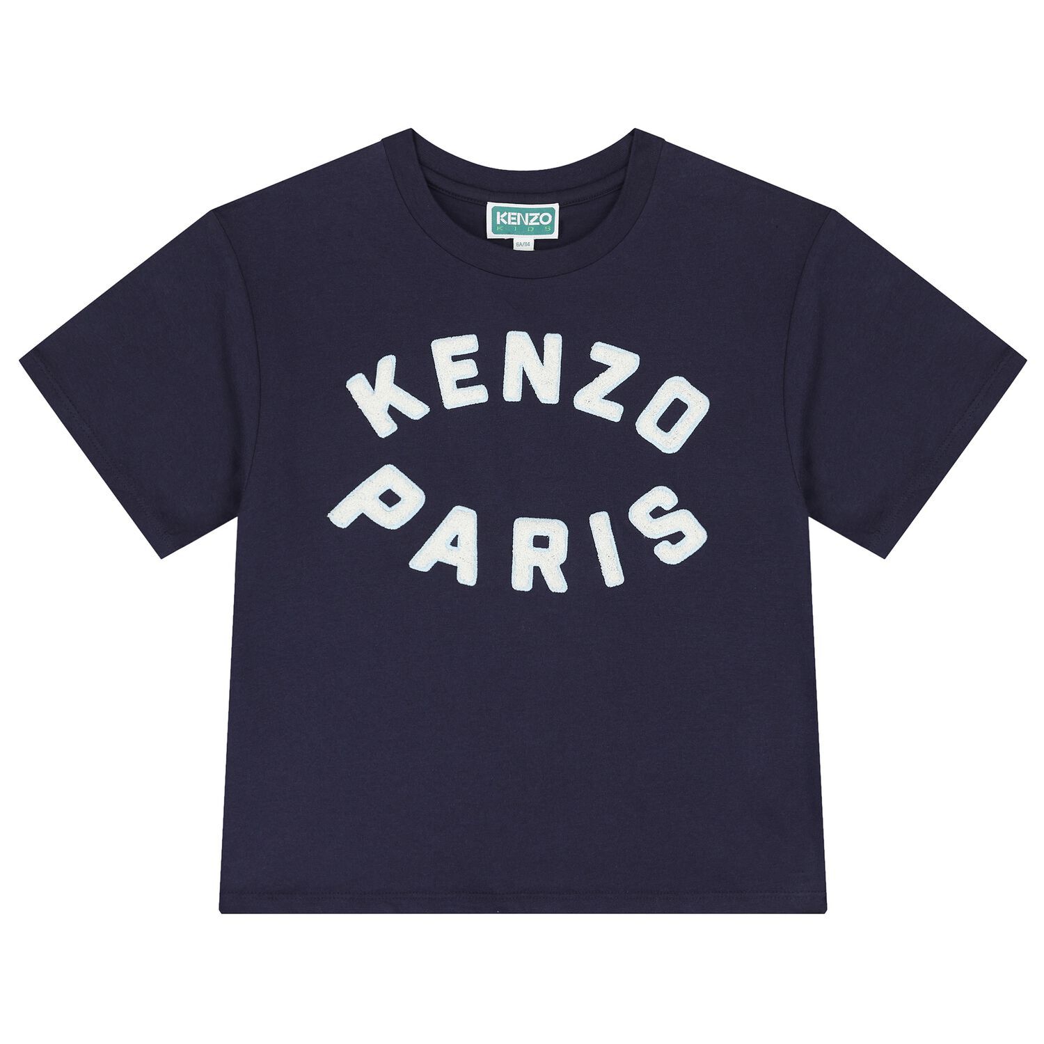 تي شيرت بالشعار باللون الكحلي, 2, hi-res