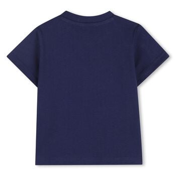 Younger Navy Blue Tiger Logo T-Shirt