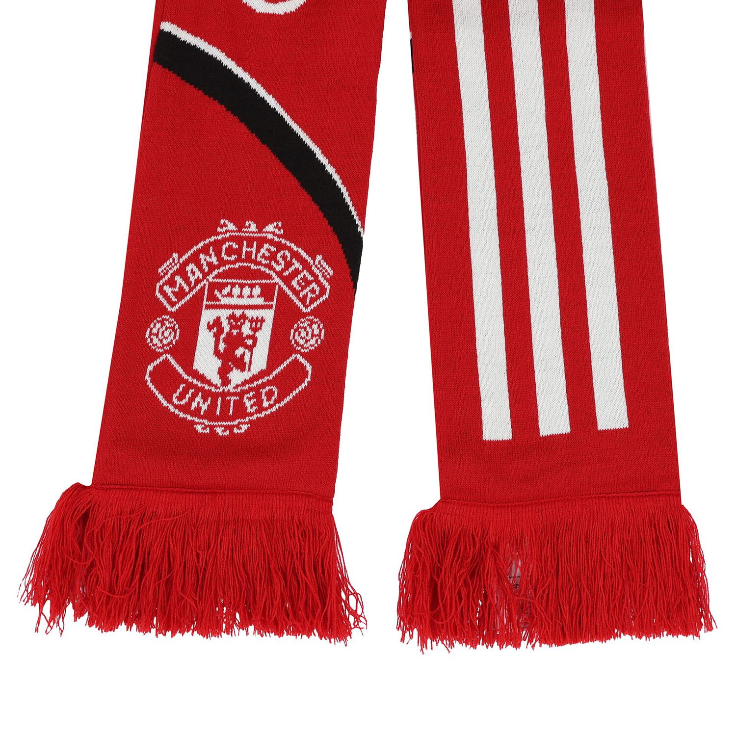 Red Manchester Logo Scarf, 1, hi-res