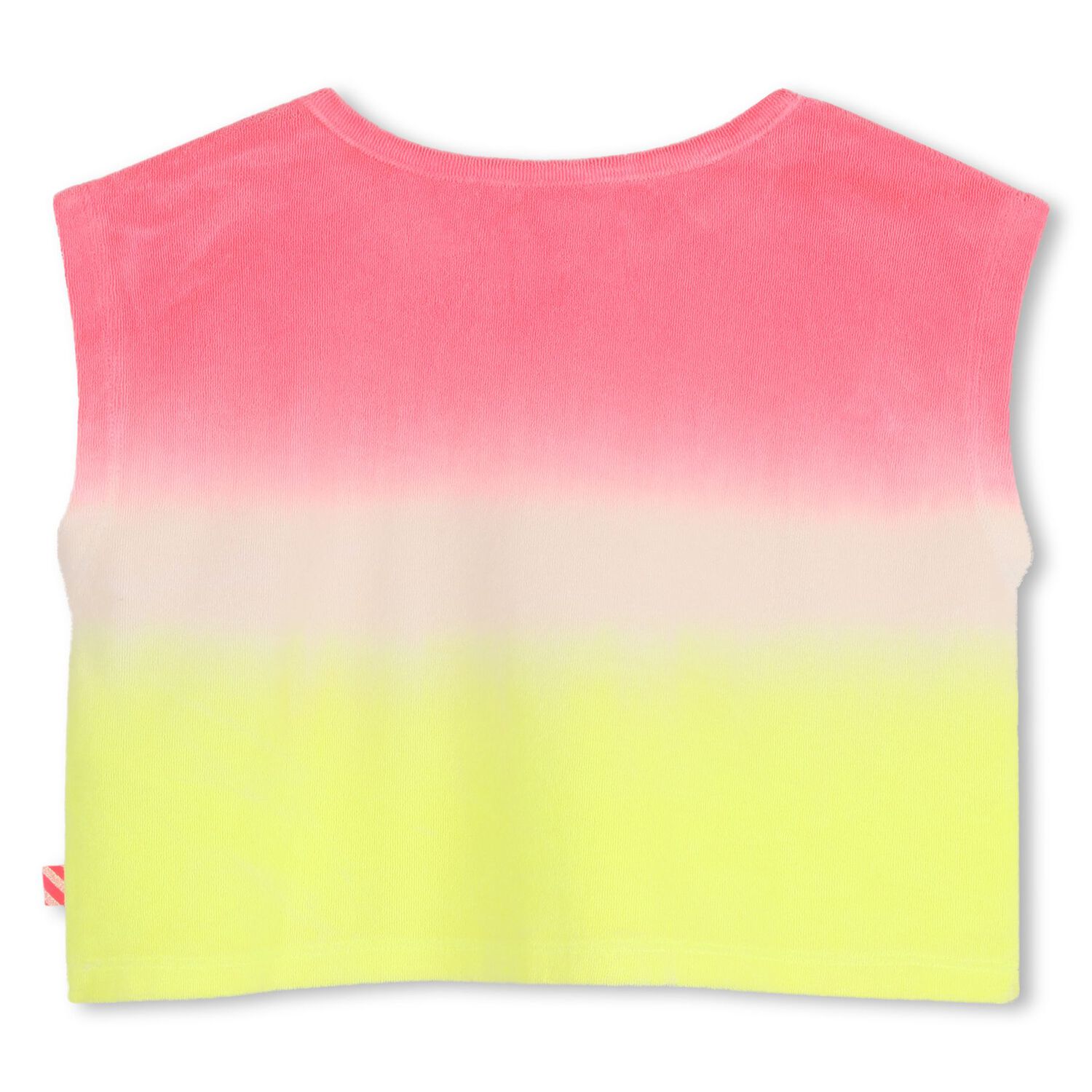 Girls Pink & Yellow Ombre Top, 1, hi-res