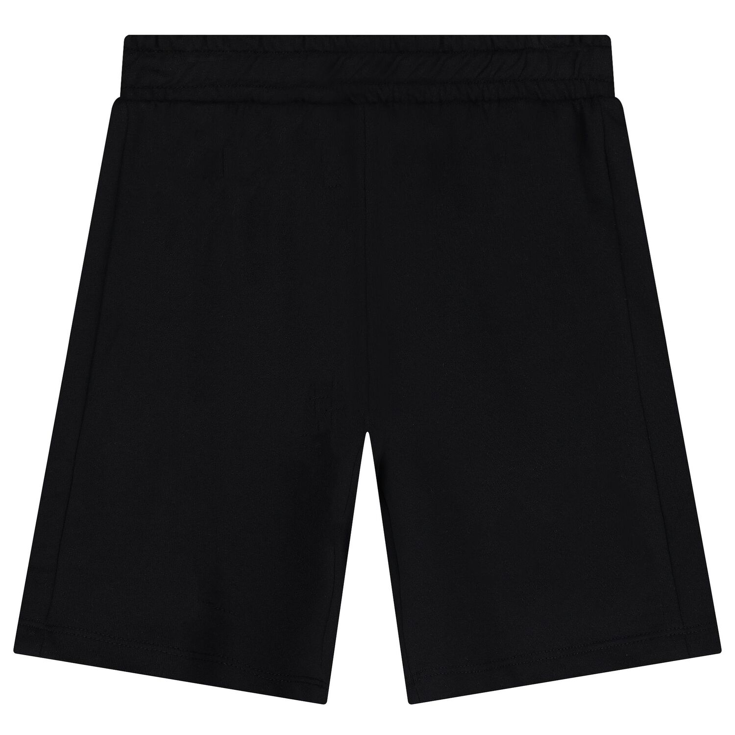 Boys Black Teddy Bear Logo Shorts, 3, hi-res image number null
