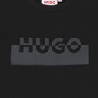 Boys Black Logo T-Shirt, 1, hi-res