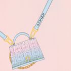 Girls Pink Bag Ruffle Dress, 4, hi-res