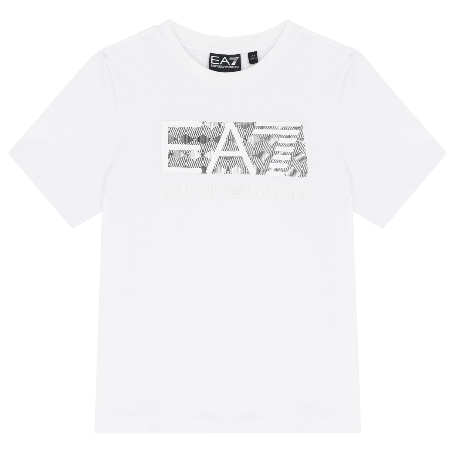 Boys White Logo T-Shirt, 1, hi-res