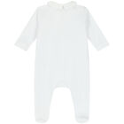 White Rabbit & Logo Babygrow, 1, hi-res