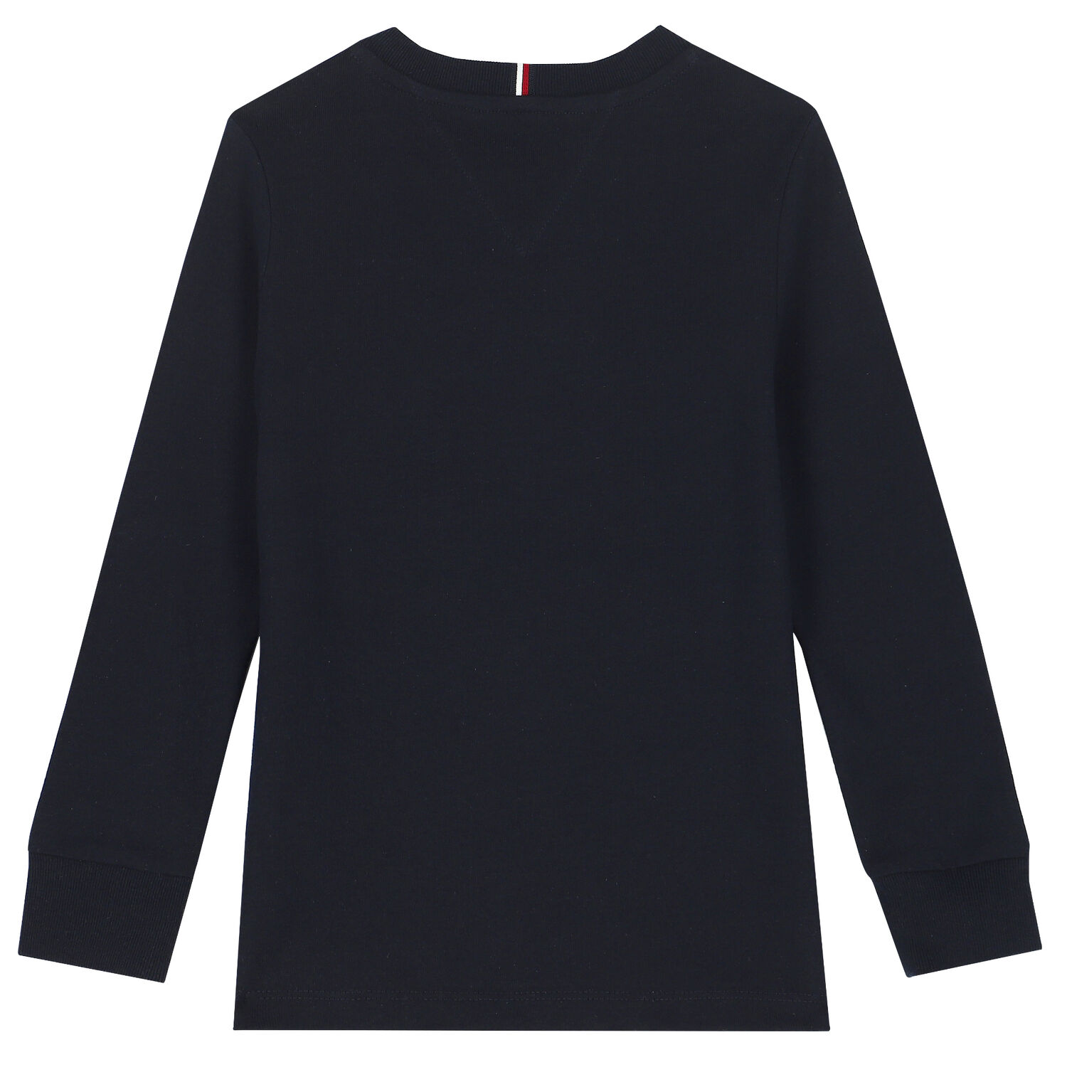 Boys Navy Blue Logo Long Sleeve Top, 2, hi-res image number null