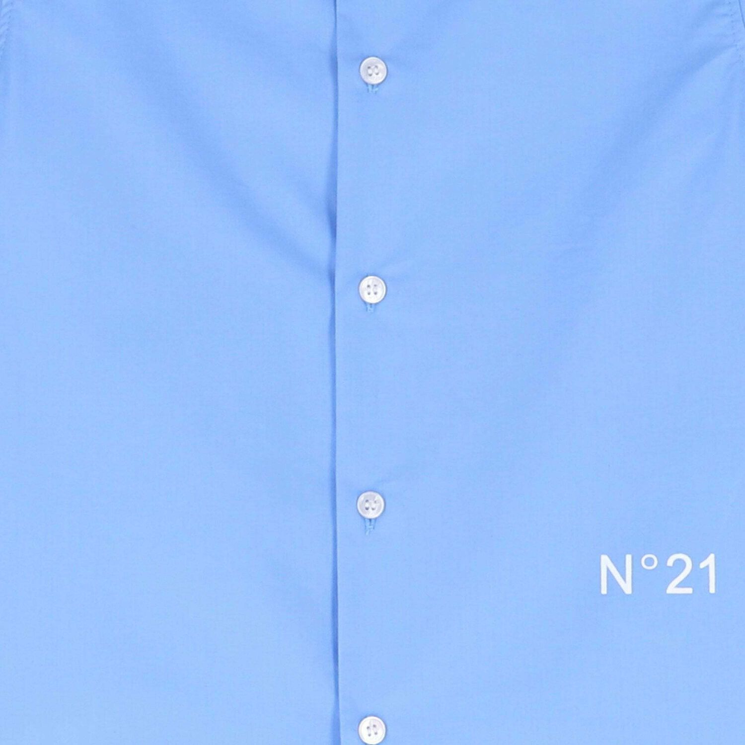 Boys Blue Cotton Shirt, 1, hi-res image number null