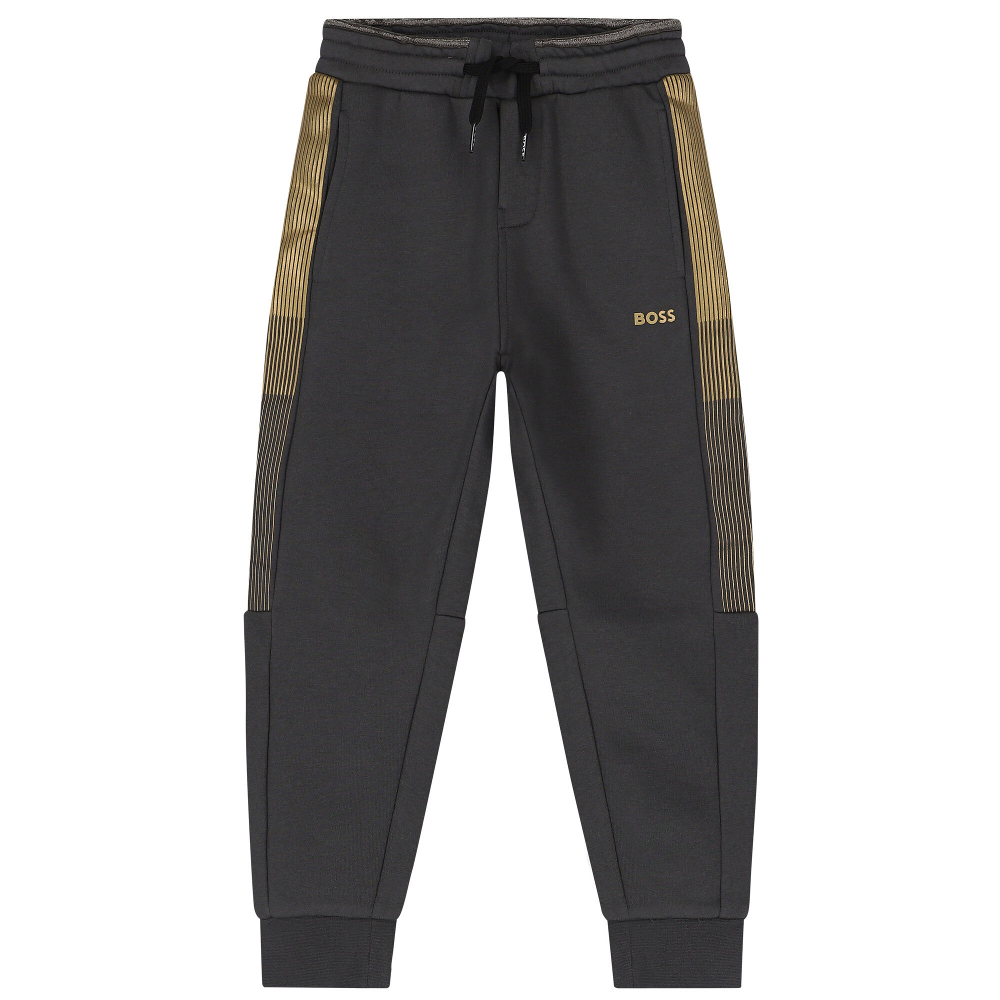 BOSS Boys Grey Logo Joggers Junior Couture UAE