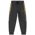 Boys Grey Logo Joggers, 1, hi-res