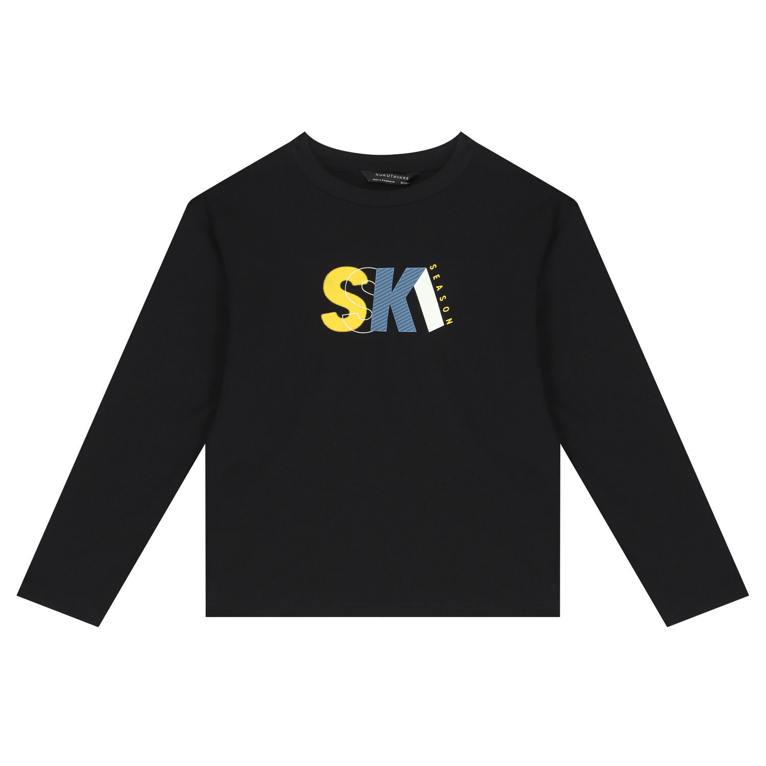 Boys Blue, Yellow & Black Long Sleeve Top ( 2-Pack ), 1, hi-res