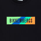 Boys Black Logo T-Shirt, 1, hi-res