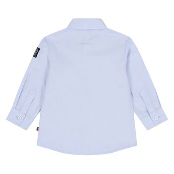 Younger Boys Blue Logo Shirt