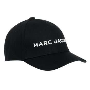 MARC JACOBS Black Logo Cap, 1 Black Logo Cap