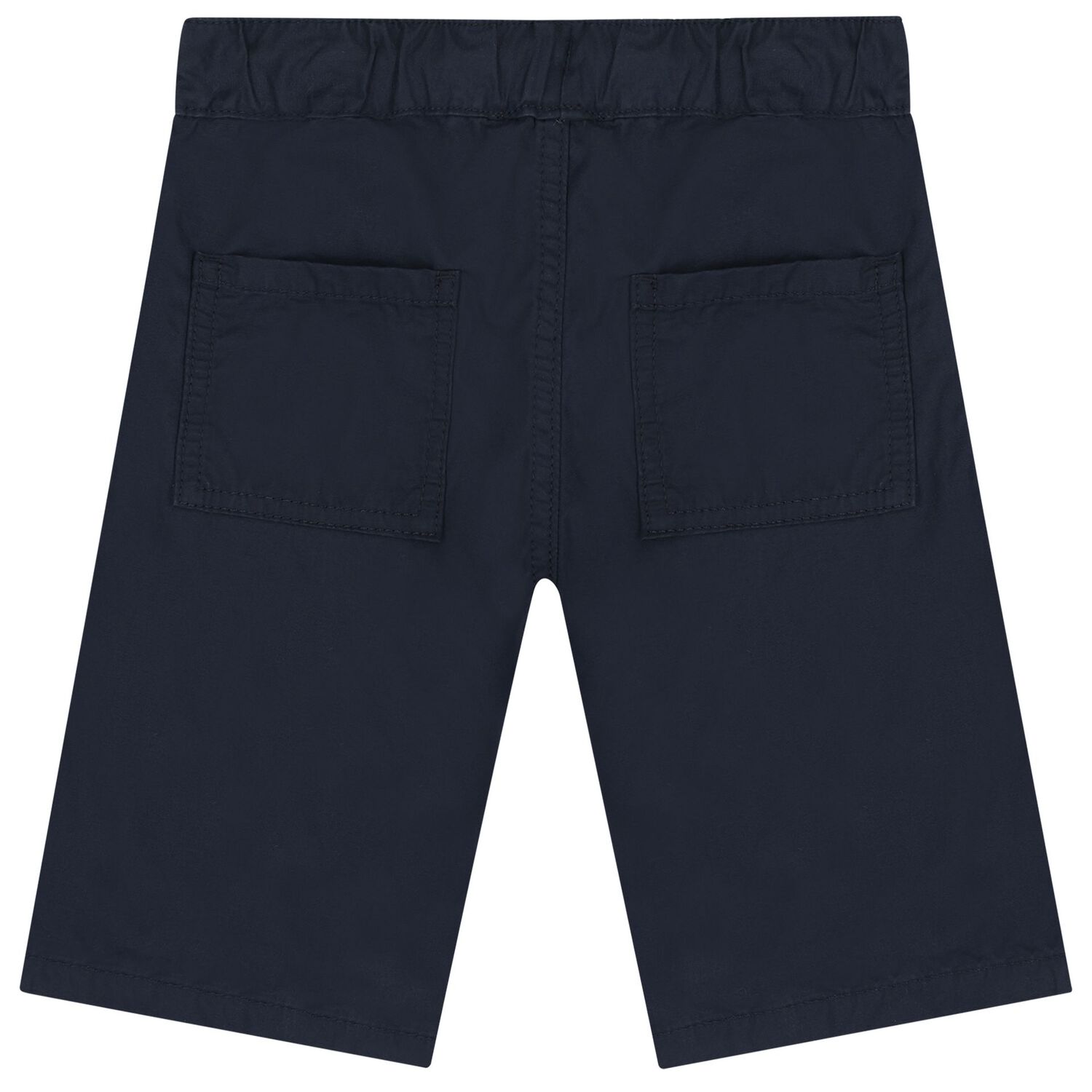 Younger Boys Navy Blue Logo Shorts, 3, hi-res