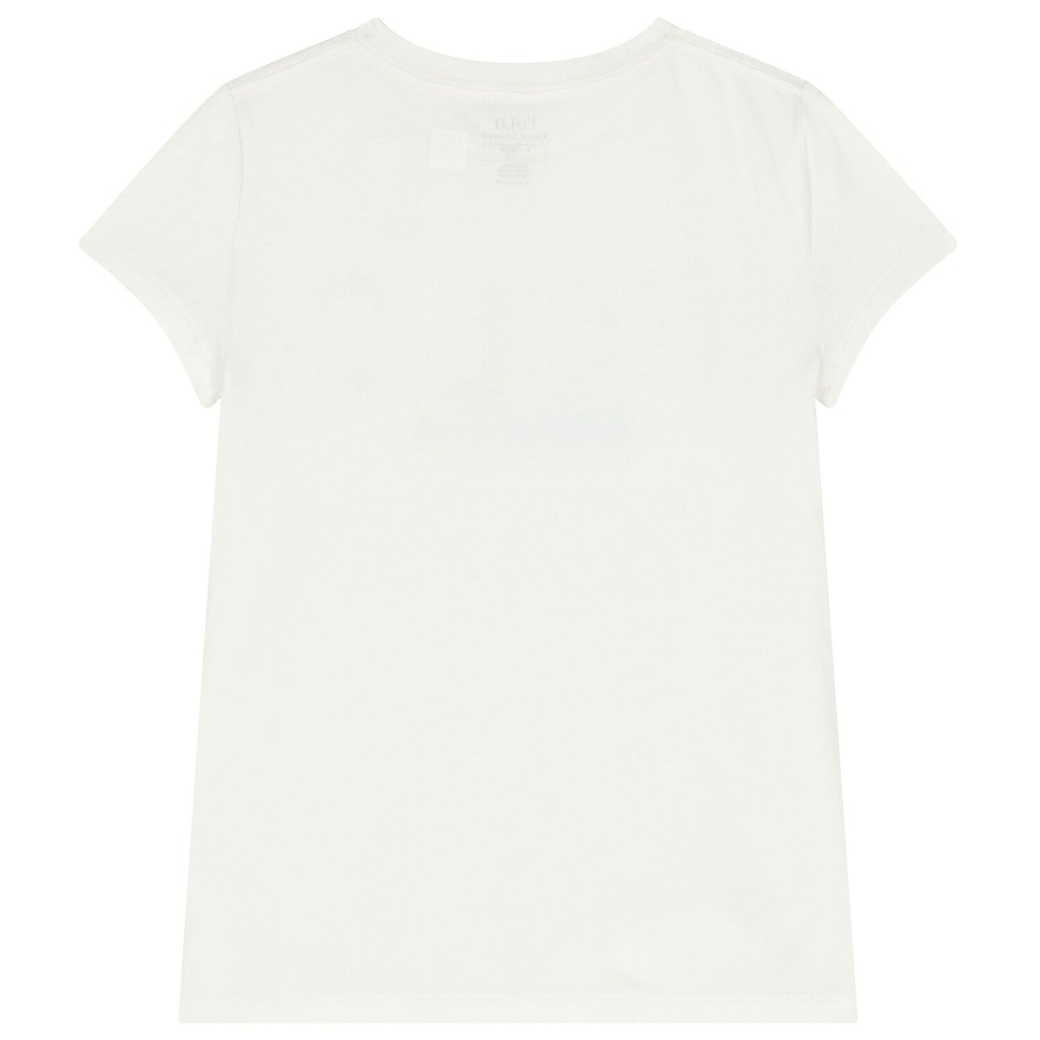 تيشيرت بنات بالشعار باللون الأبيض, 2, hi-res