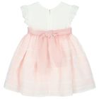 Baby Girls White & Pink Dress Set, 1, hi-res