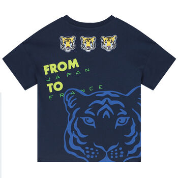 Boys Navy Logo T-Shirt