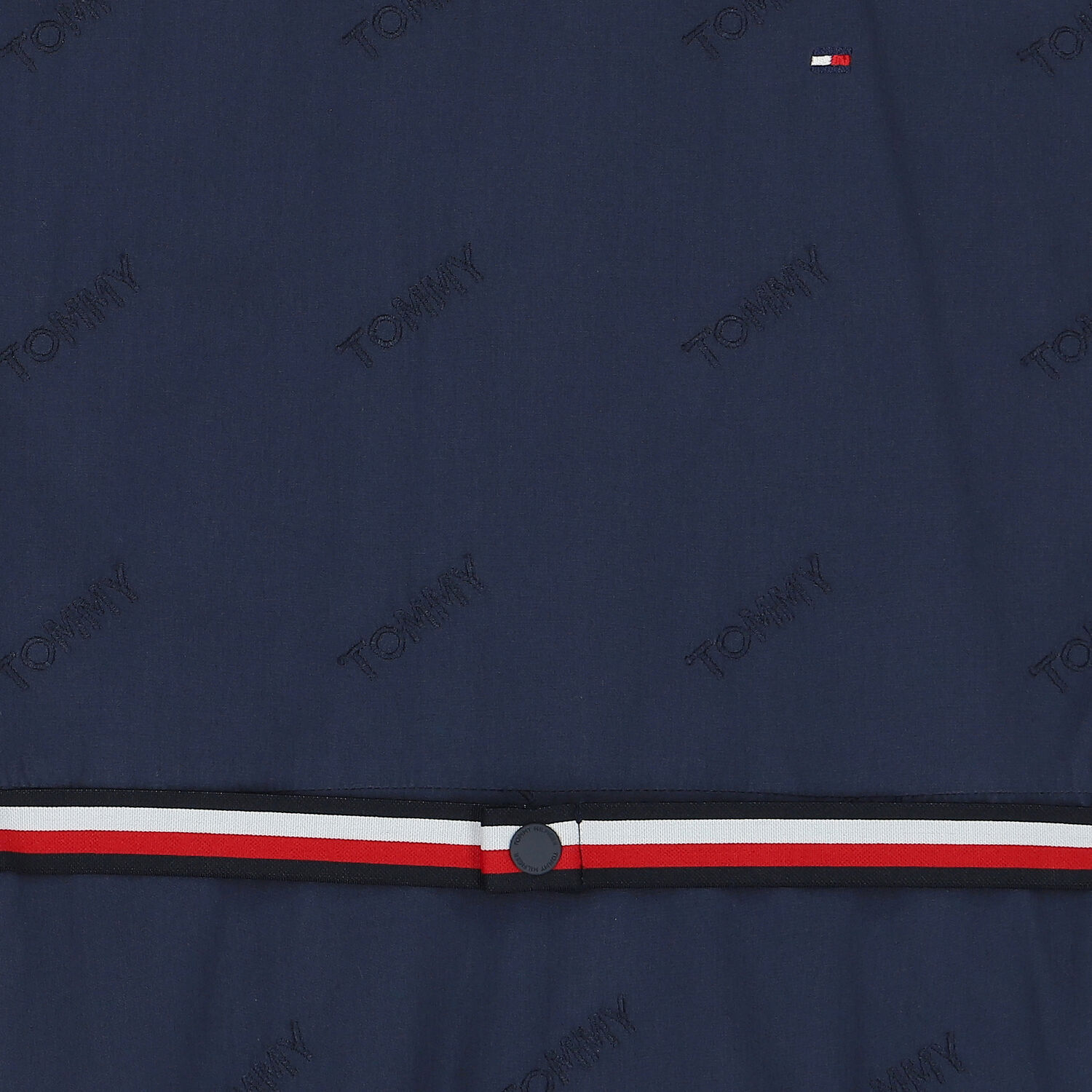 فستان بالشعار باللون الكحلي , 1, hi-res